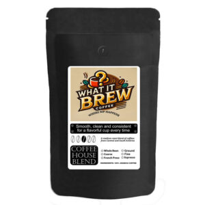 What It Brew Coffee House Blend Ground Medium Roast Coffee 12 Oz