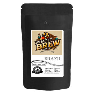 What It Brew Brazil Dark Roast Ground Coffee 12 Oz