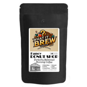 What It Brew Fancy Donut Shop Medium Ground Coffee 12 Oz